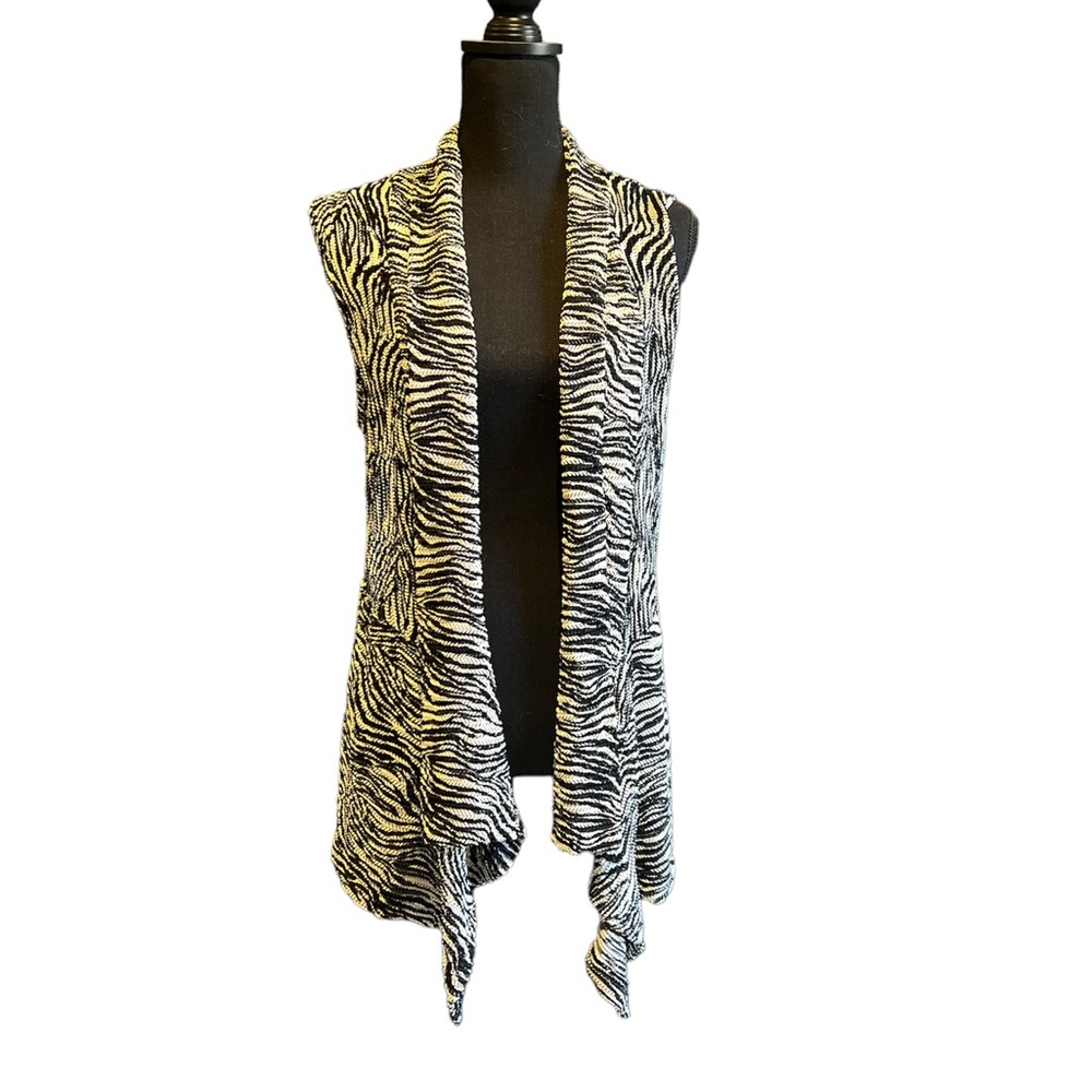 Chico’s animal print vest/cover up